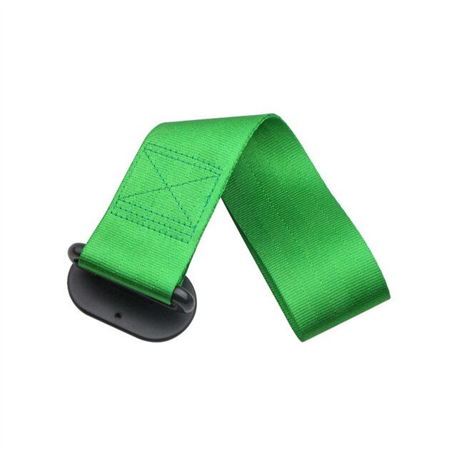 Correa de remolque de coche, gancho de Rally Universal para parachoques trasero/delantero, correa de remolque de carreras, cuerda de remolque decorativa, 1 ud.: Green