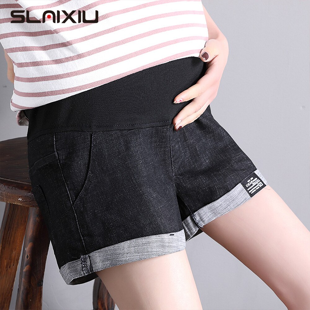 Short en Denim pour femme enceinte | Vêtement, short de grossesse, pantalon de maternité, grande taille, short de bouclage