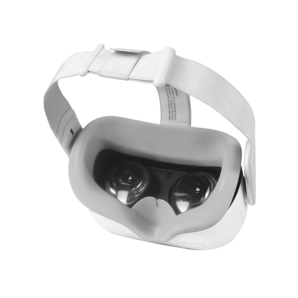 Cubierta de silicona antisudor para gafas VR, para Oculus Quest 2, antifugas, con bloqueo de luz