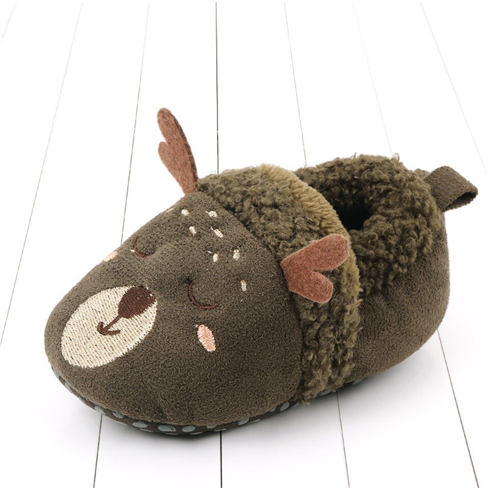 Zapatos adorables para bebé, zapatillas para bebé, niño y niña, zapatos de cuna de punto, zapatillas antideslizantes de dibujos animados para bebé: Style 3 / 0-6 meses