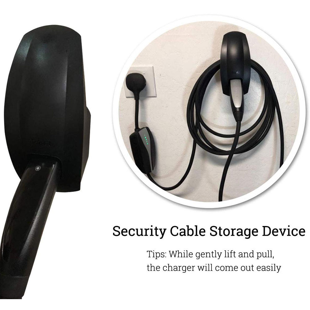 Charging Cable Organizer for Tesla Motors Wall Mount Connector Holder Cable Organizer Adapter Charger Holder for Model S X 3