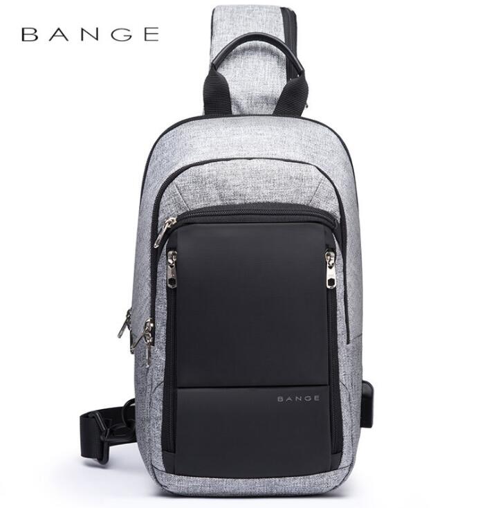 KAKA Men Backpack Pack Nylon Anti-theft Multifunction Crossbody Bag Shoulder Messenger Bags Male Waterproof Short Trip Chest Bag