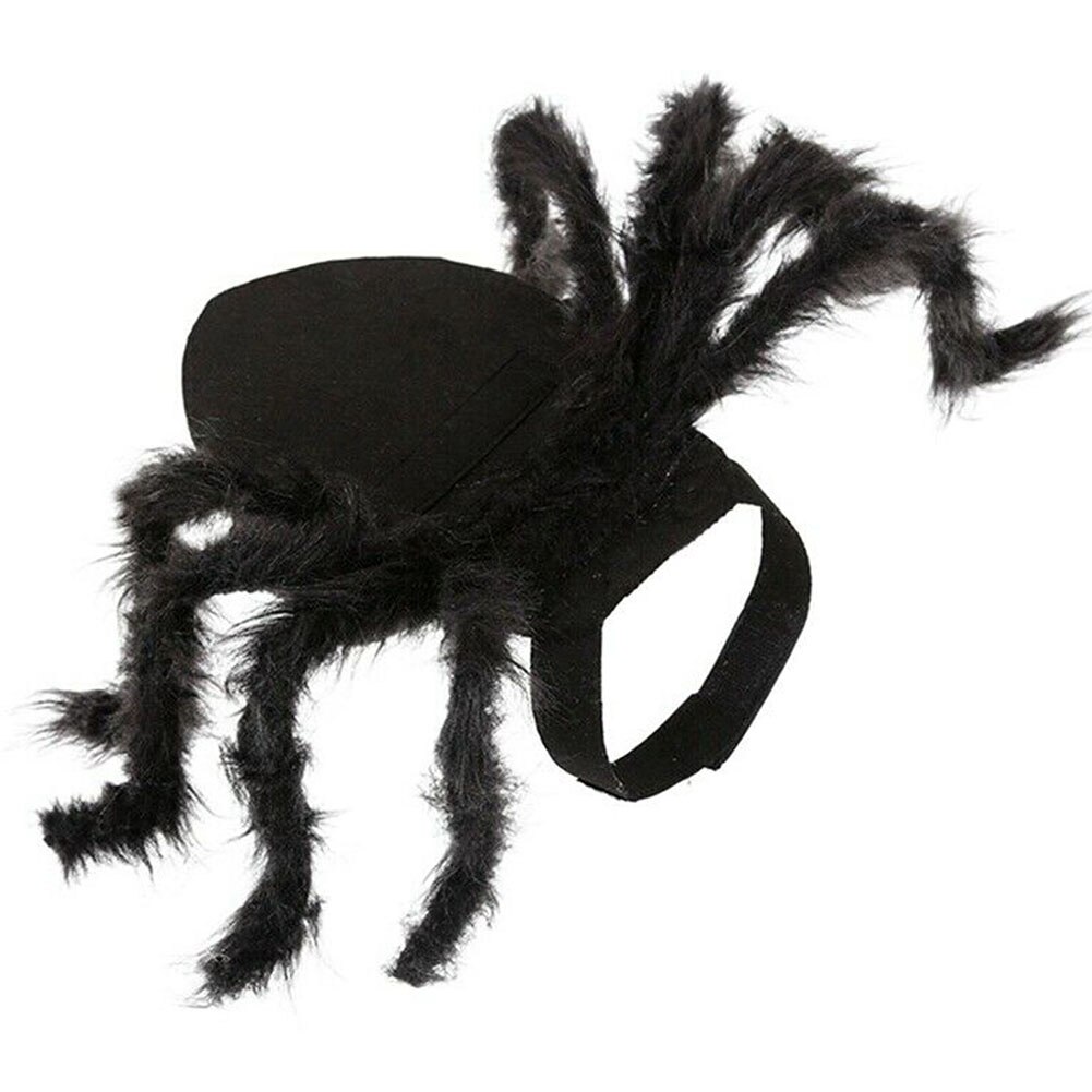 Huisdier Spider Kostuum, Harige Spin Cosplay Dress Up Kostuum Halloween Kleding Voor Honden Puppy Katten: Default Title