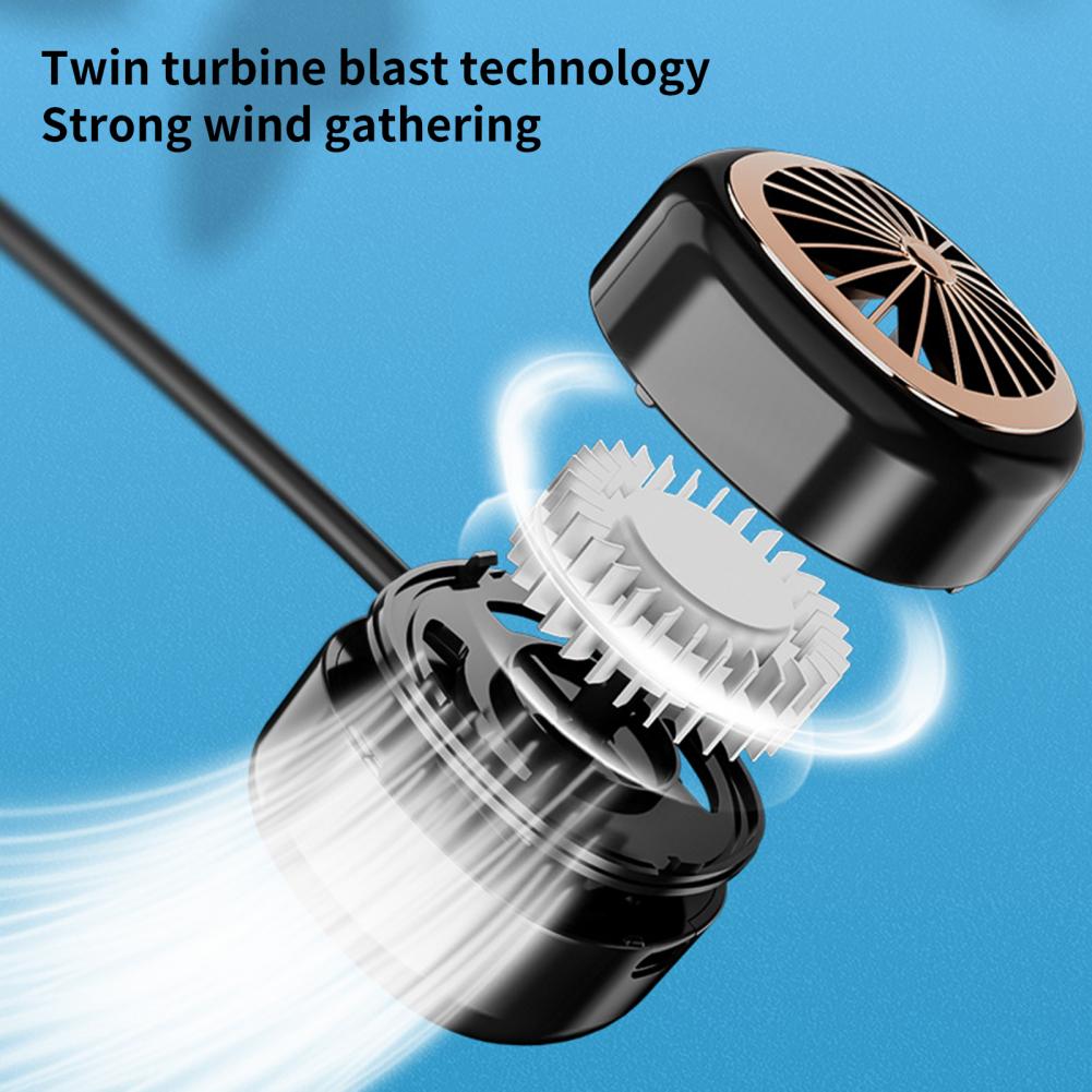 Opknoping Nek Fan Bladeless Low Noise Mini Fan Usb Opladen Draagbare Ventilator 3 Niveaus Aanpassing Folding Pocket Ventilator Voor Outdoor
