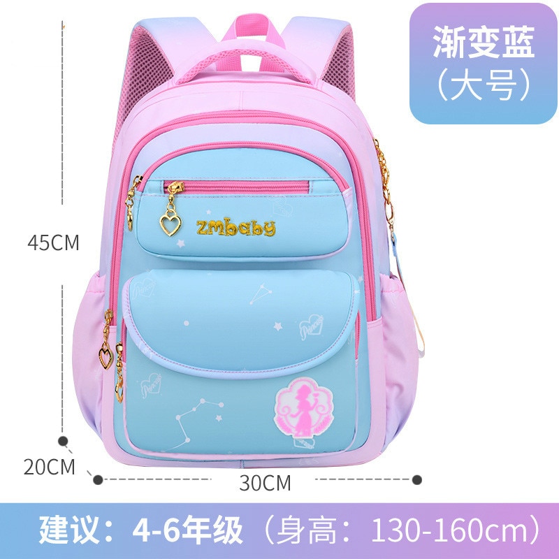 Vattentäta barn skolväskor flickor primär prinsessa skolryggsäckar barn skolväskor ortopedisk ryggsäck mochila infantil