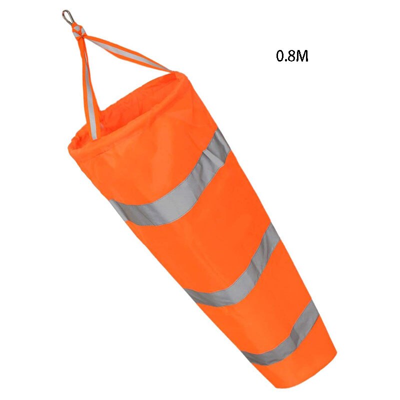 Windsock with Reflective Belt - Nylon Weatherproof Wind Sock for Outdoor Wind Measurement: 0.8M