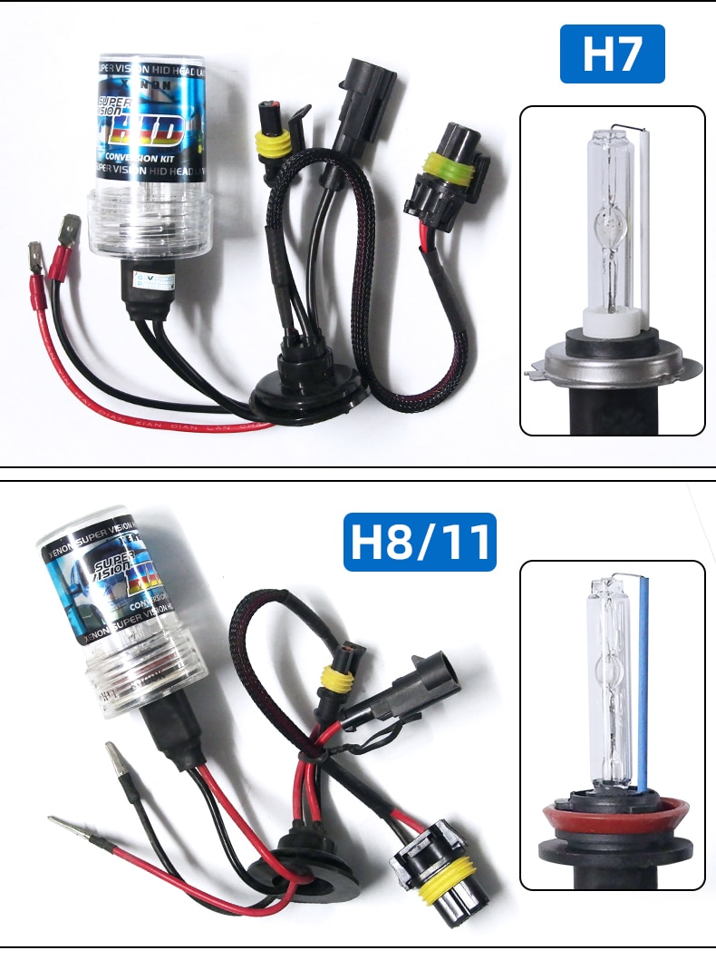 2pcs D4S D4C D4R Headlight Lamp 3000K 4300K 6000K 8000K 12000K 15000K Xenon HID Car Headlight Bulb Kit