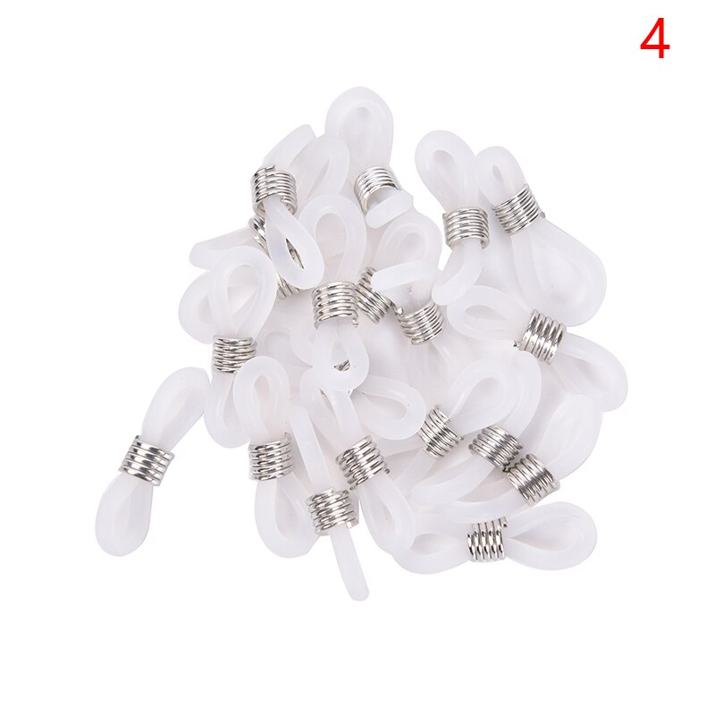 20pcs Strap Retainer End Loop Connector Ear Hook Eyeglasses Spectacles Chain Glasses Retainer Ends Rope Sunglasses Cord Holder: P4