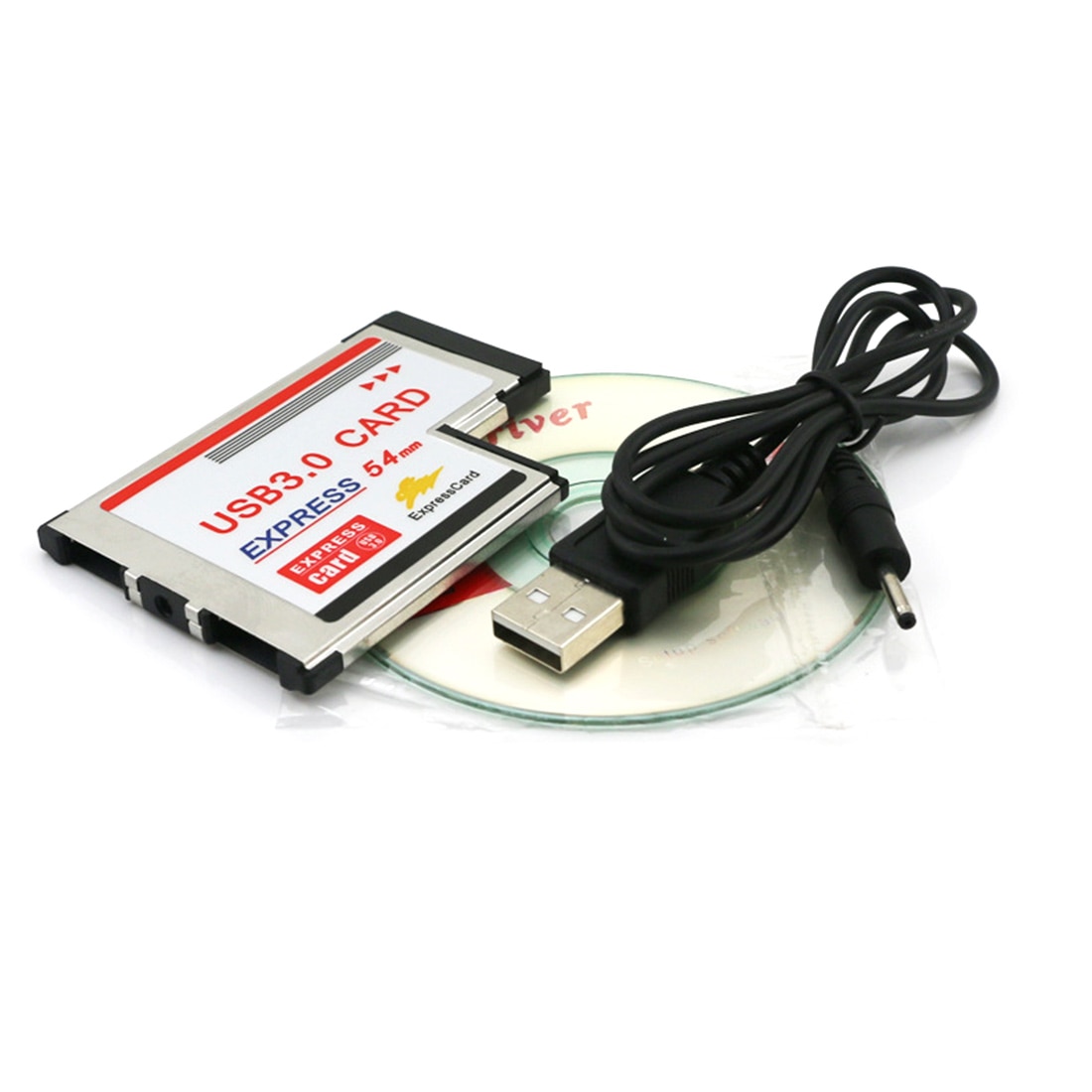 2 double Ports USB 3.0 HUB carte Express ExpressCard 54mm adaptateur caché convertisseur USB3.0 pour PC portable PCMCIA