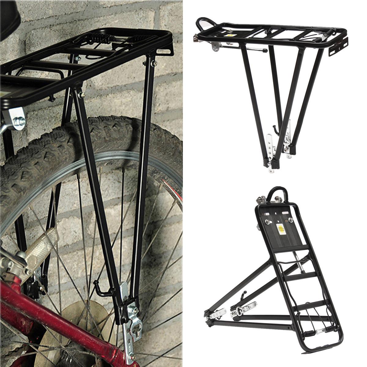 Bike Rack Quick Release Luggage Cargo Seat Post Carrier Rear Rack Fender Aluminum Alloy Frame Carrier Holder Mount Bicycle JLRR