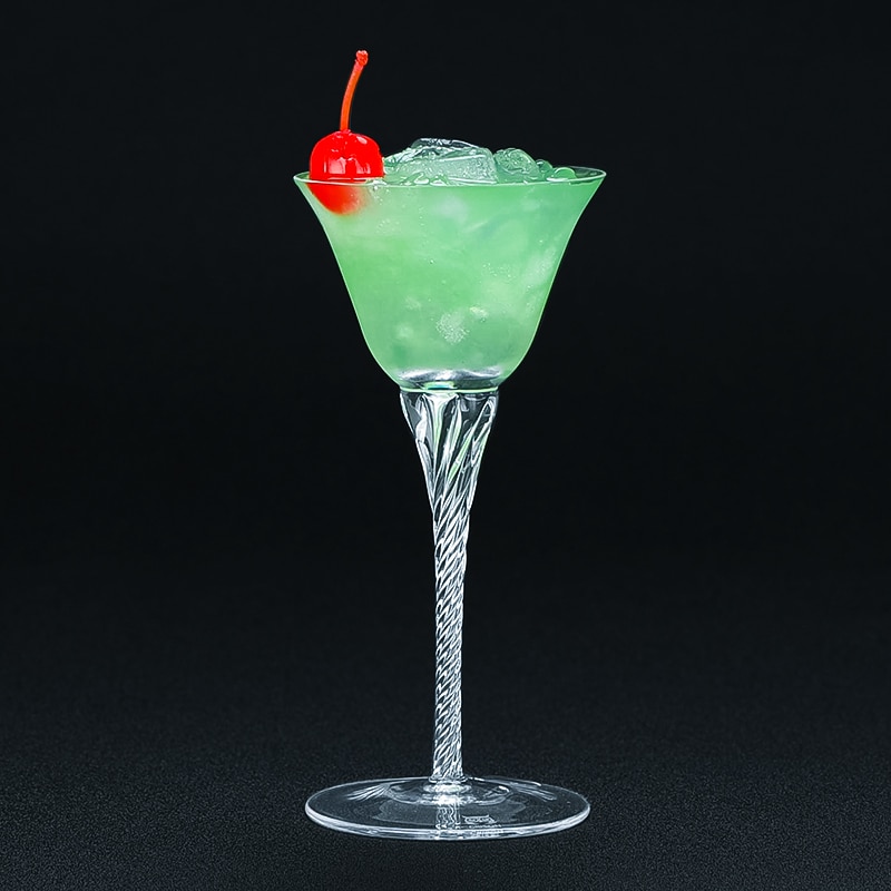 Set Van 4 Geribbelde Coupéglazen 20 Cl - Vintage Glazen Voor Martini En Cocktails