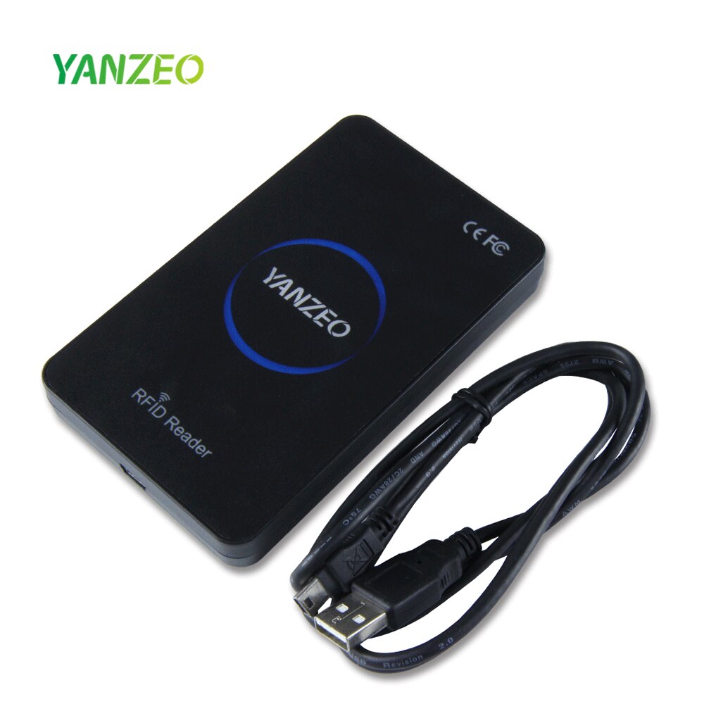 Yanzeo SR360 865Mhz ~ 915Mhz escritorio UHF RFID lector de tarjetas sistema de Control de acceso POS almacenamiento con salida de emulación de teclado