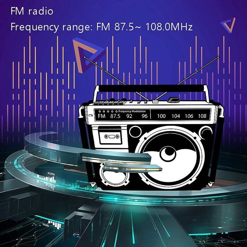 Car Radio MP3 Player FM o Music USB SD Digital Bluetooth with Auxiliary Input in Dash Slot