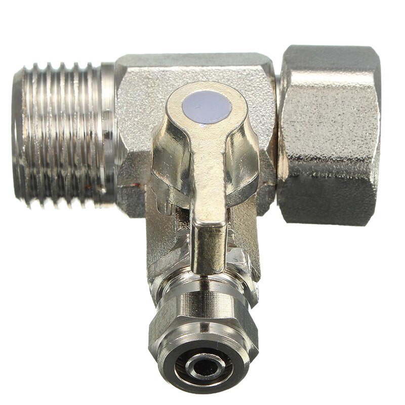 Ro-zulaufadapter 1/2 "  to 1/4 " kugelventil wasserhahnzulauf umkehrosmose silber