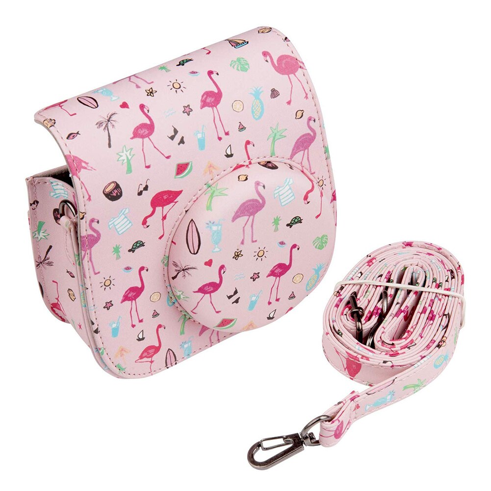 Für Fujifilm Instax Mini 11 9 8 + 8 Kamera Zubehör PU Leder Schulter Tasche Schutz Abdeckung fallen + Album instax Mini