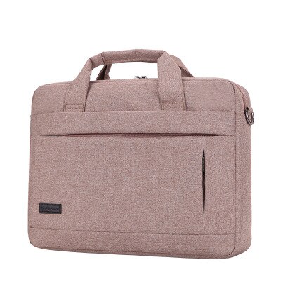 Large Capacity Laptop Handbag For Men Women Travel Briefcase Bussiness Notebook Bags 14 15 Inch Macbook Pro PC: pink 15inch