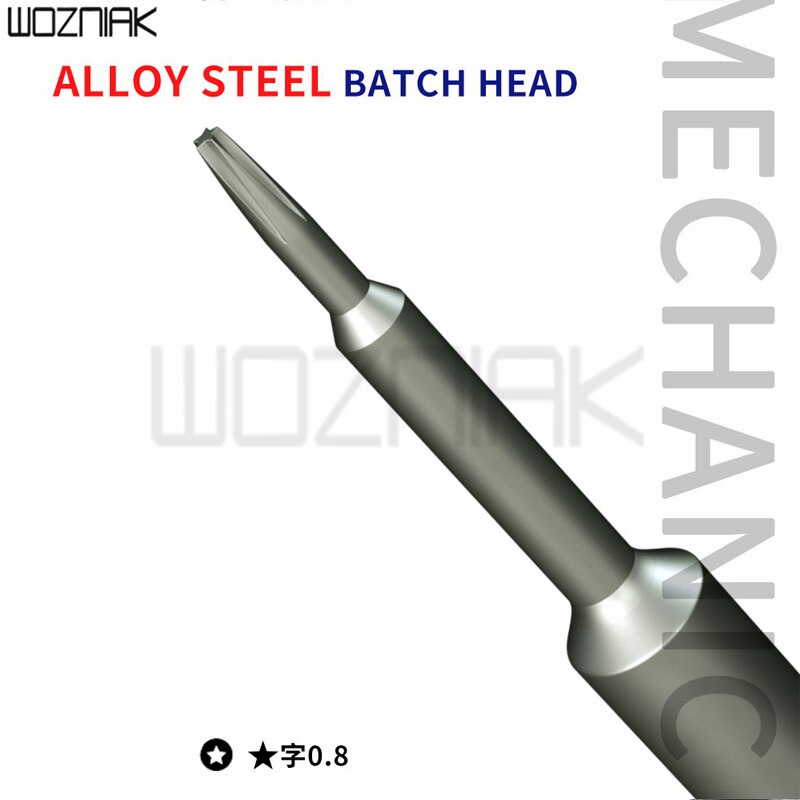 Destornillador antideslizante mecánico iMini 0,8 Torx 0,6 tipo Y 1,2 1,5 Phillips 2,5 T2 para herramienta de reparación de cámara de teléfono móvil