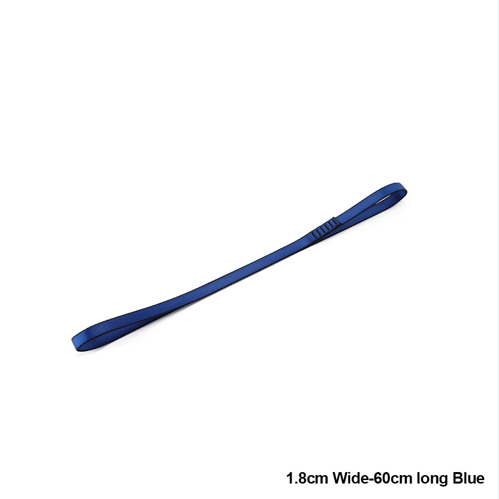 Ceinture d'escalade 22kN, fournitures de protection, ceintures portables en Polyester haute résistance, équipement d'extérieur: WHITE