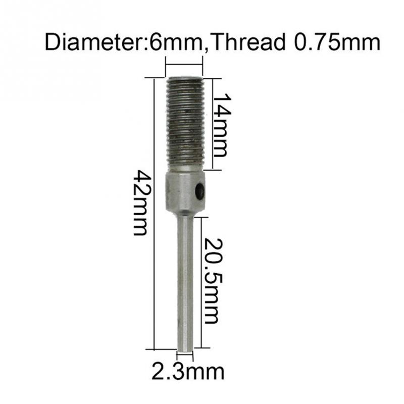 Portabrocas para MANGO giratorio, tiradores redondos eléctricos, aleación de aluminio transformable Manual sin llave para amoladora eléctrica, máquina de clavos