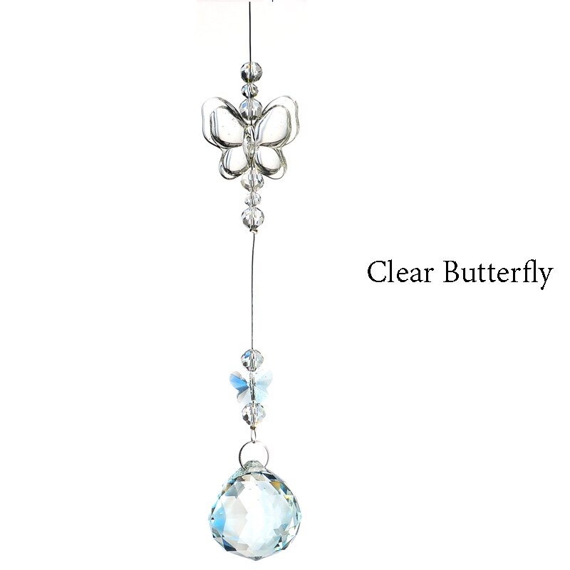 Fjäril klar suncatcher hem deco suncatcher crystal... Grandado