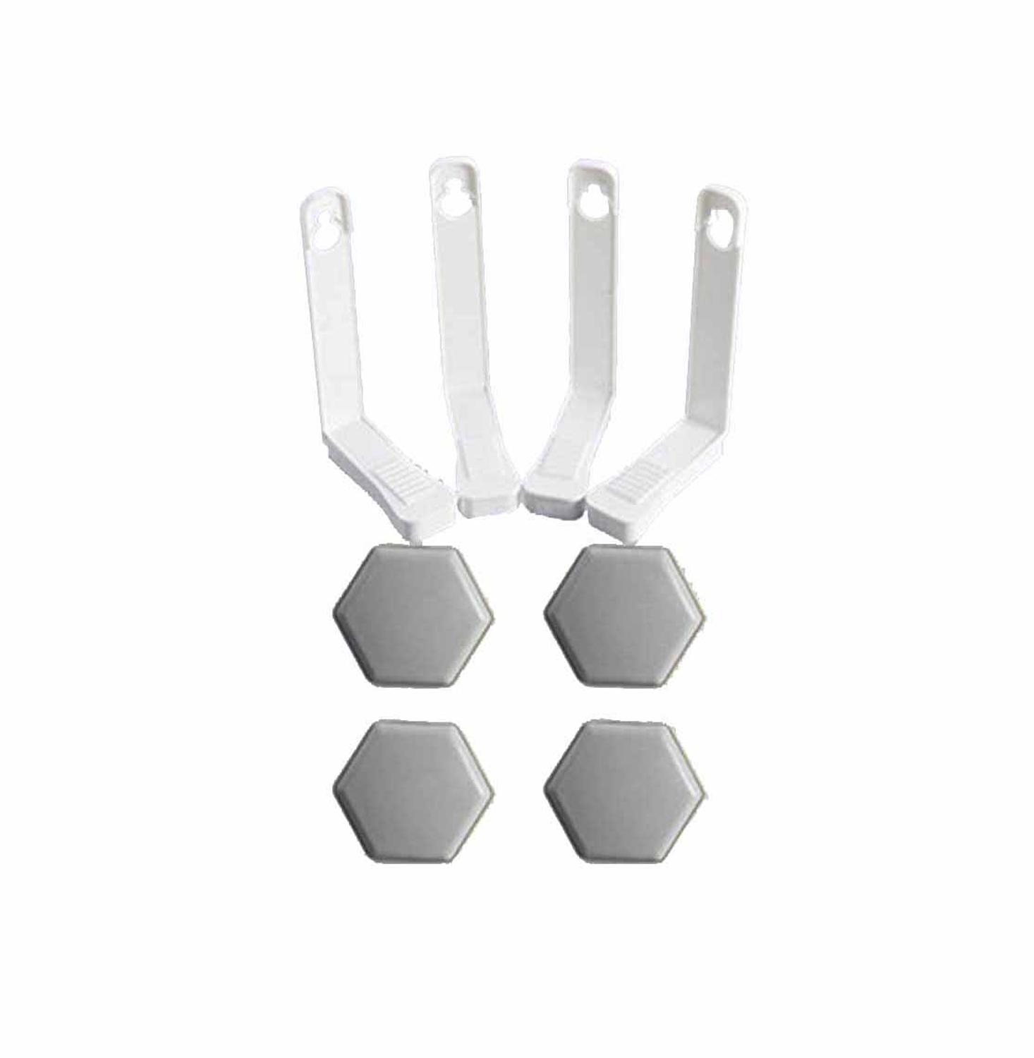 4 stk / sæt lagnet clip dyne lagen holder skridsikker fastgørelse clip holder klemmer madras fastgørelser griber holder: Xq4407 (  lange)