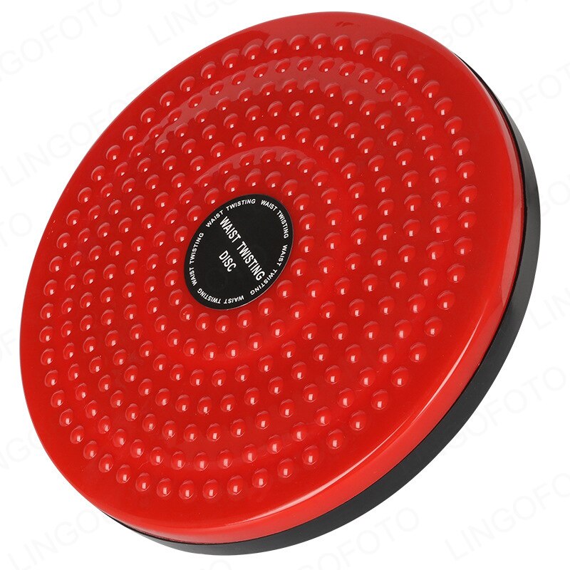 Fitness talje vridning disk balance bord massage plade bodybuilding hjem træningsudstyr  cd1023a: Rød