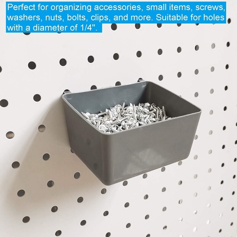 Szs 80- delade pegboard krokar sortiment med pegboard lådor, peg lås, för att organisera olika verktyg för köket pysselrum