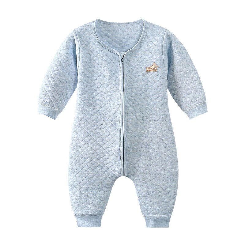 Bébé dormeurs épais coton sac de couchage -né Robes de nuit vêtements de nuit fendus jambes fermeture éclair enfant en bas âge garçon fille dormeurs