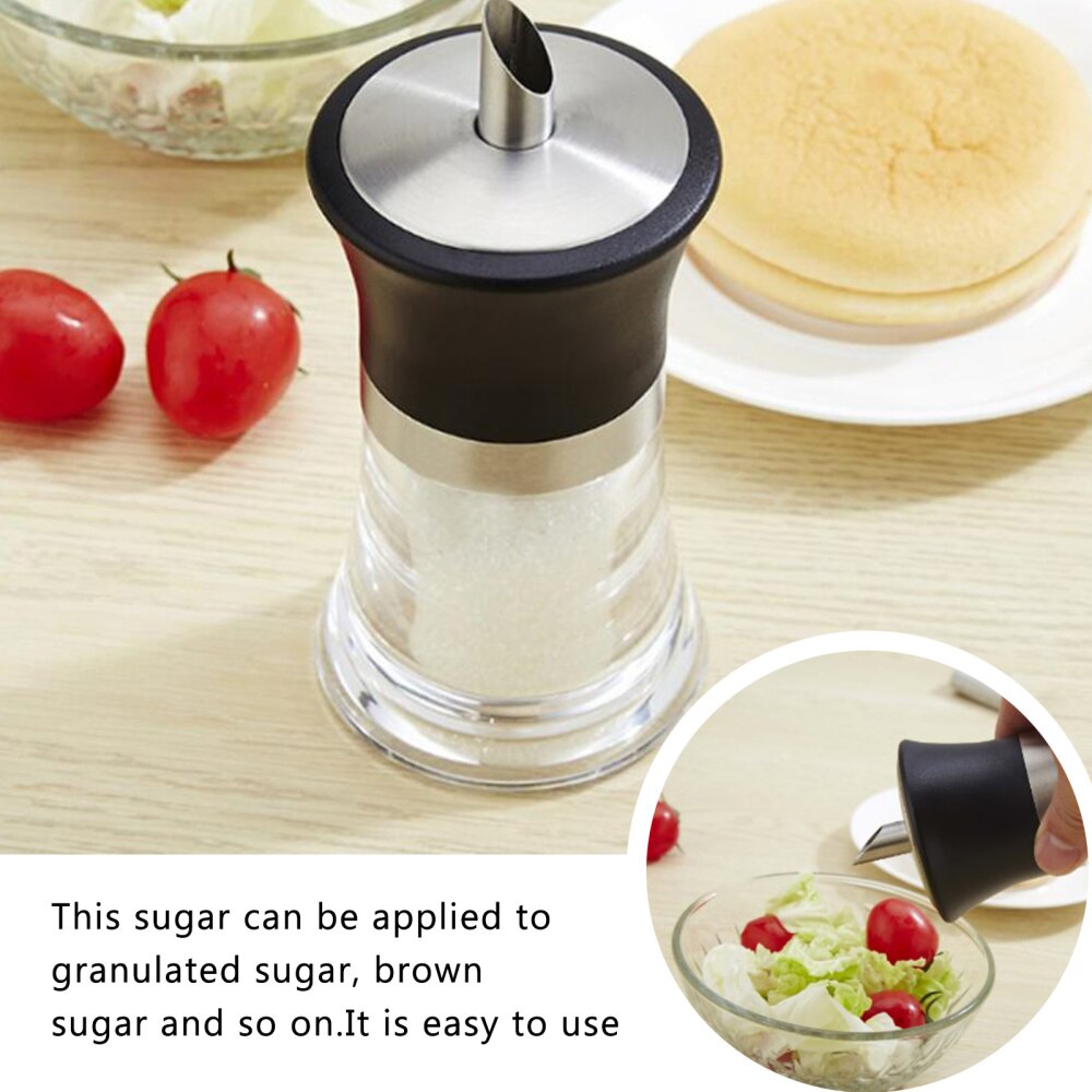 100 Ml Acryl Suiker Pot Dispenser Suiker Shaker Keuken Gebruiksvoorwerp Accessoires Thuis Kruiden Sojasaus Barbecue Fles