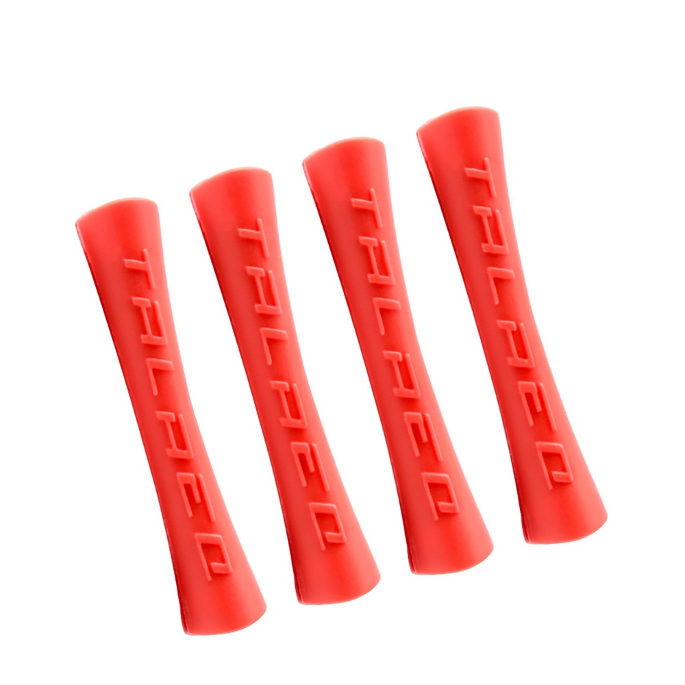 4 stks Fietskabel Protector Rem Shift Lijn Frame Bescherm Mouw MTB Road Fixed Gear Fiets Universeel: YELLOW