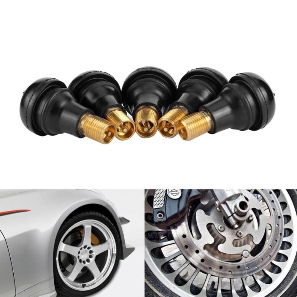 10/25/50Pcs TR412 Universal Car Vacuum Valve Stem without Valve for Rubber Copper Tire Motorcycle Air Valve