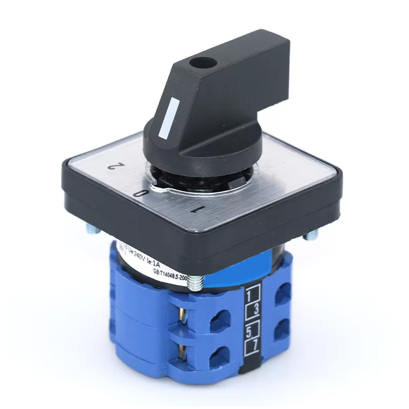 SZW26/LW26-20/D202.2 8 Terminals 3 Positions 1-0-2 Transfer Changeover Cam Switch 64X64 48X48 mm Panel 660V 20A