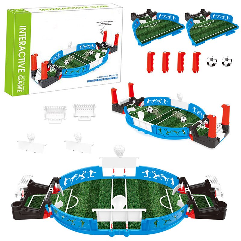 Mini Tabletop Soccer Game Desktop Mini Football Tabletop Arcade Game Fun Kids Adults Table Soccer NIN668