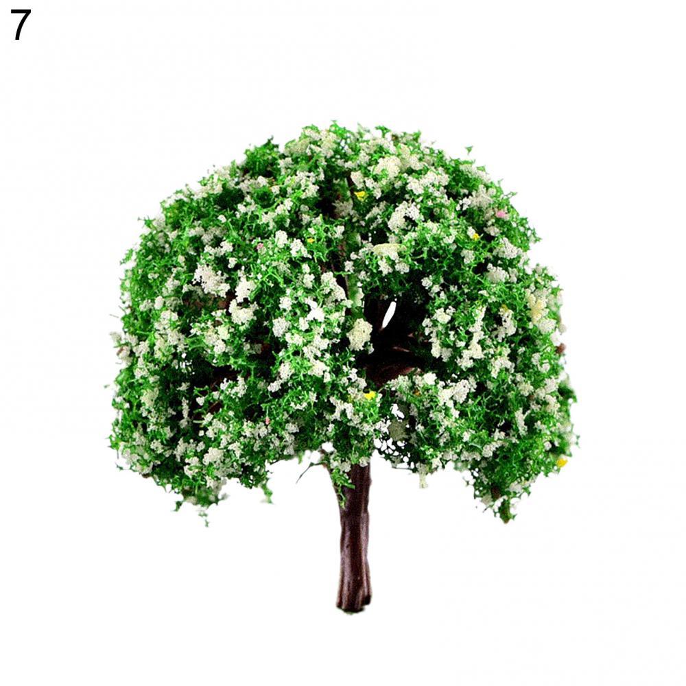 Artificial Pink Tree Willow Miniature Fairy Garden Home Houses Decoration Mini Craft Micro Landscaping Decor DIY Accessories: 07