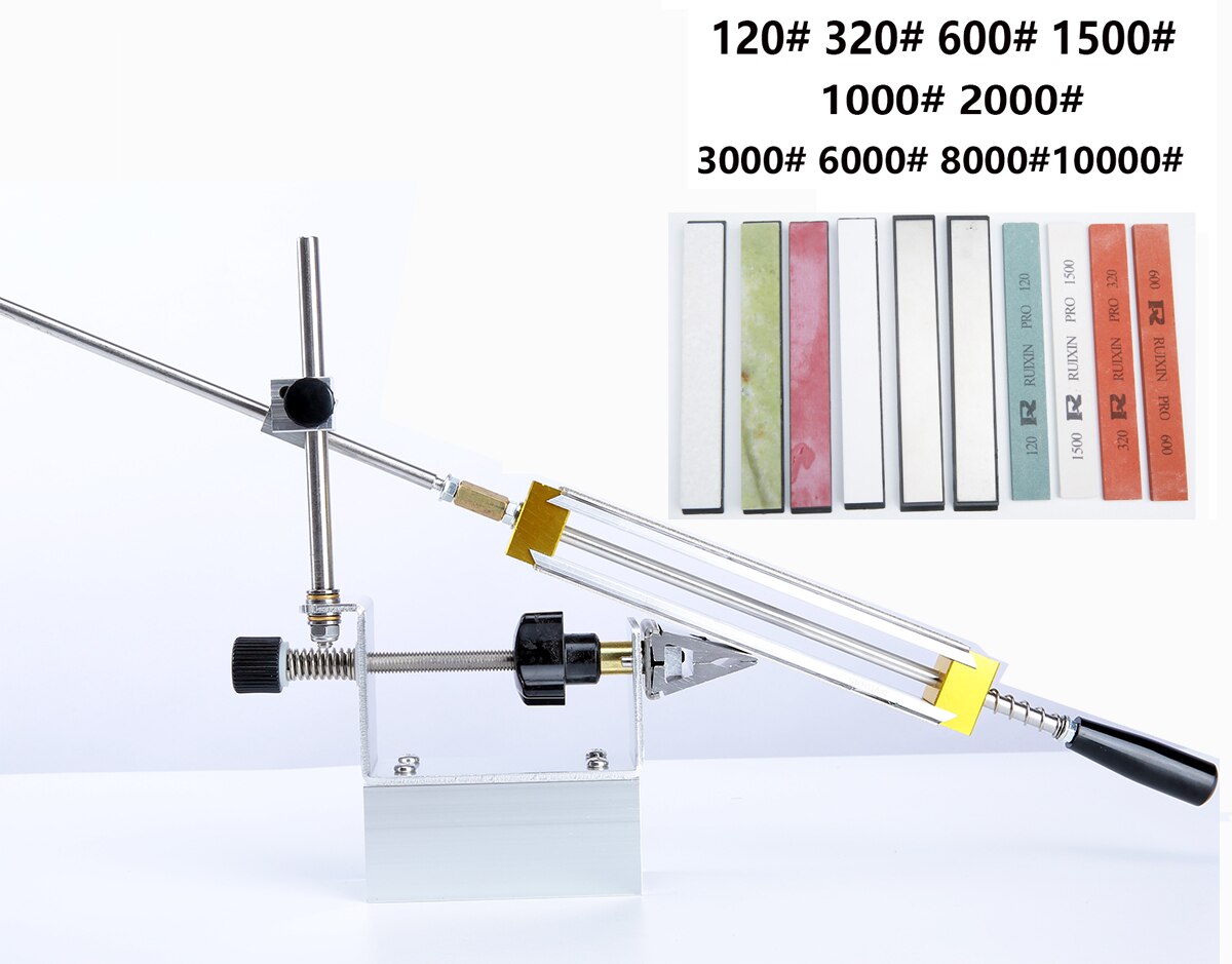 KME Knife sharpener system knife sharpening Grindstone with rotating device Fixed angle K2 Pro: SET 6
