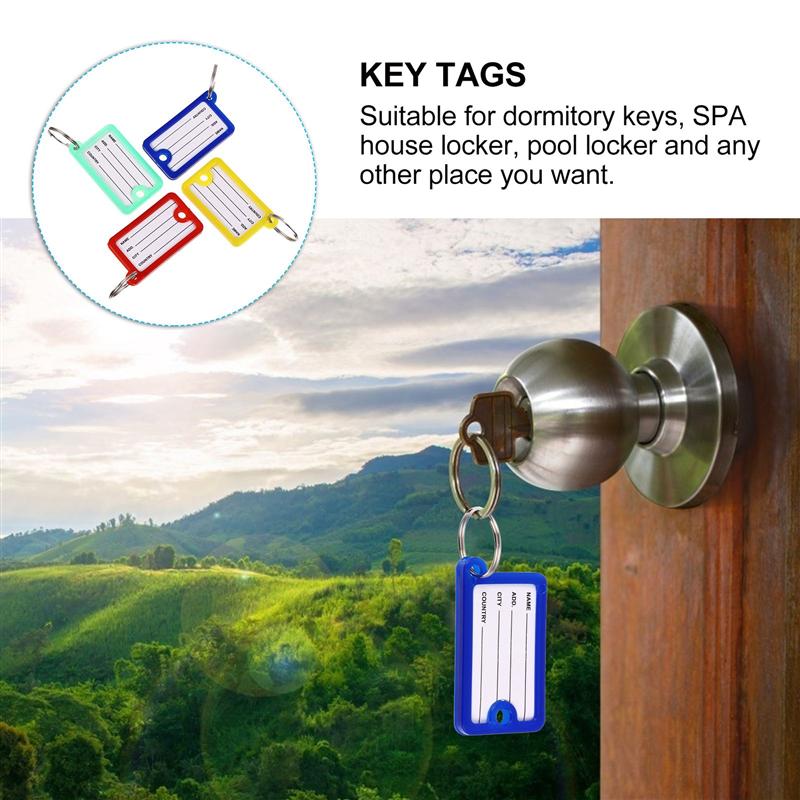 100PCS Key Tag Multi-functional Key Label Portable... – Vicedeal