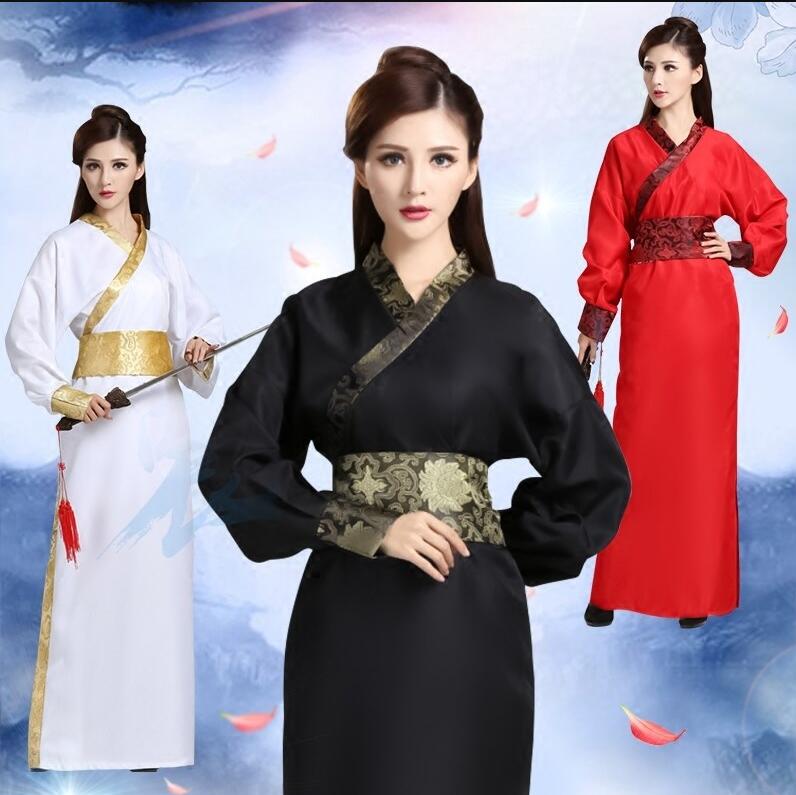 Klasycznego hanfu kostium kobiety tang męski tradycyjny chiński starożytny kostium kobieta kostiumy do tańca dla kobiet chiński folk do tańca