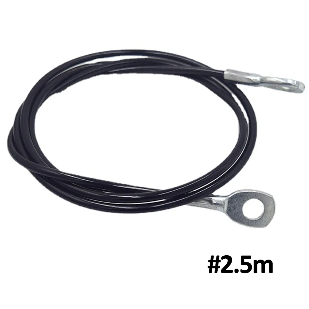 Câble métallique en acier pour gymnastique, 1.5m/2.5m/3m, 5mm, pièces robustes, accessoires pour poulie d'entraînement de levage, équipement de Fitness à domicile