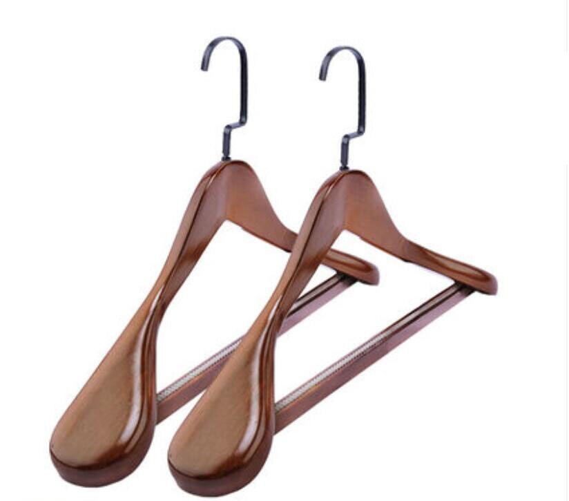 4 teile/los 40/44/45 cm männer und frauen massivholz breite-schulter kleidung Gestell kleidung speicher anzug Gestell ohne Sporn Anti-Schleudern: 45cm    B