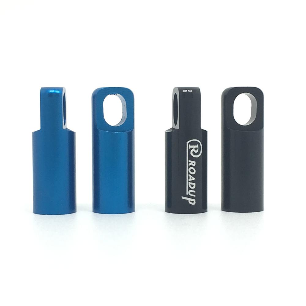 Aluminiumlegering Ventieldopje met Ventiel Removal Tool Functie voor Presta Ventielen 4 stuks: Blackx2 Bluex2