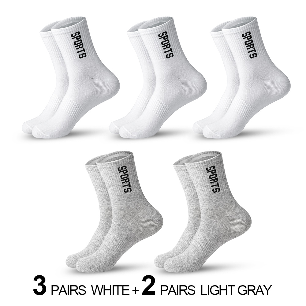 5 paar lente zomer winter heren sportsokken vrije tijd zweetabsorberend comfortabele dunne ademende sokken heren basketbal meias: Dark Red