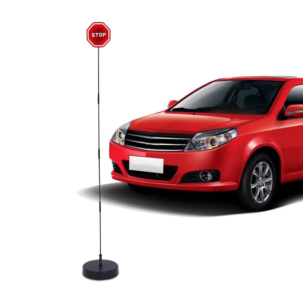 Garage Parking Sensor LED Stop Sign Garage Parking Light Assistant System Flashing Led Light Parking Stop Sign Adjustable height