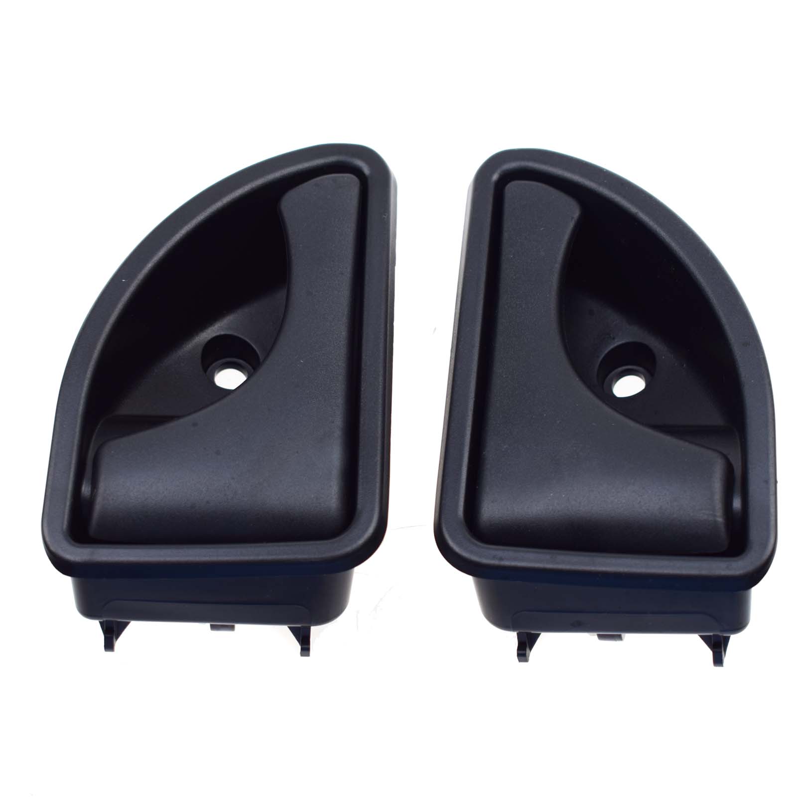 ISANCE For Renault 1997 Kangoo , 1993-2007 Twingo Interior Inside Interior Door Handle Front Right Left Beige Black Gray: Front Pair Black