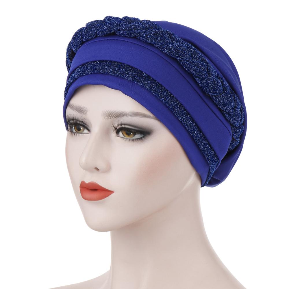 Twee-Tone Mode Moslim Tulband Motorkap Klaar Te Dragen Innerlijke Hijaabs Islamitische Wraps Vrouwen Hoofd Sjaal hijab Caps: 10