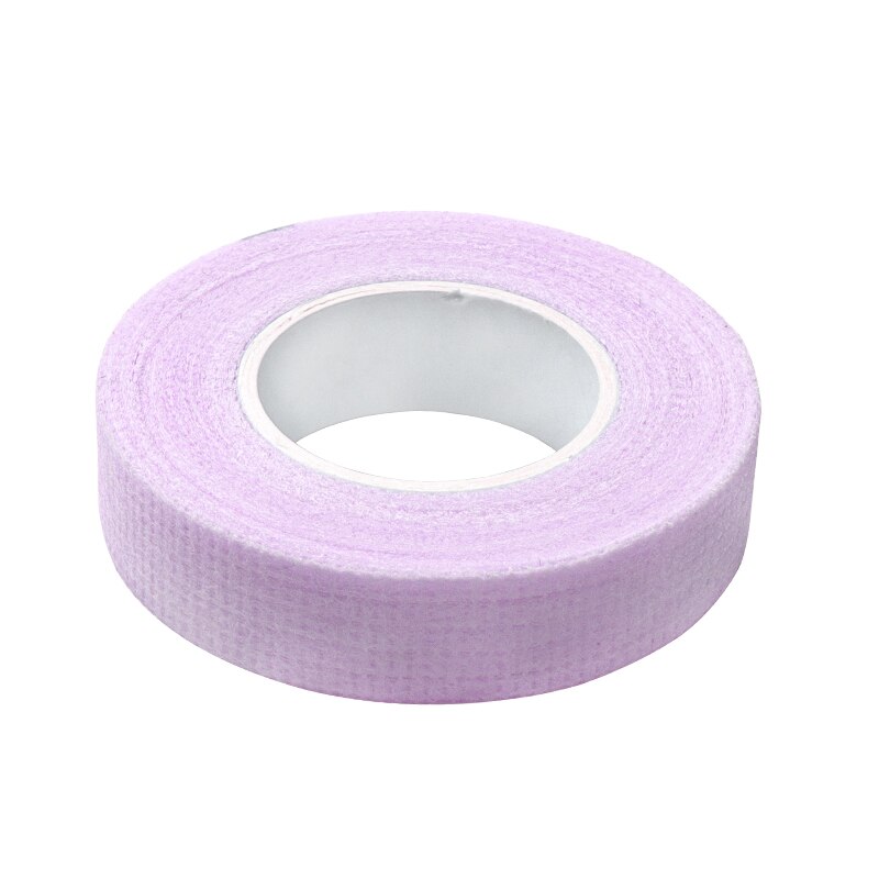 1 PC nastro per ciglia in tessuto non tessuto con fori cuscinetti per occhi traspiranti carta per ciglia finte toppa per donne strumenti per il trucco: Viola