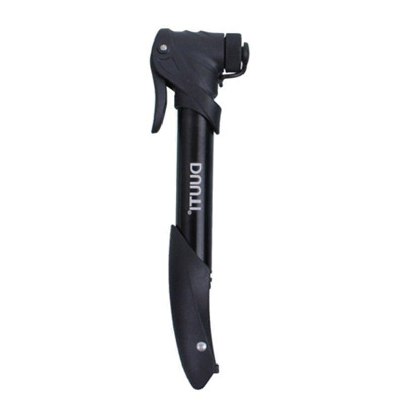 Mountain Bike Portable Manual Bidirectional Intake Bicycle Cylinder Hand Air Pump High Pressure Equipment D2TC: Black