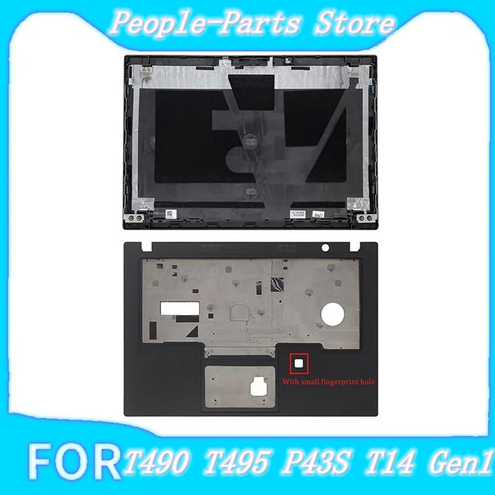 Fodral till thinkpad  t490 t495 p43s t14 gen 1 bärbar dator skal lcd toppkåpa/bakkåpa/frontram