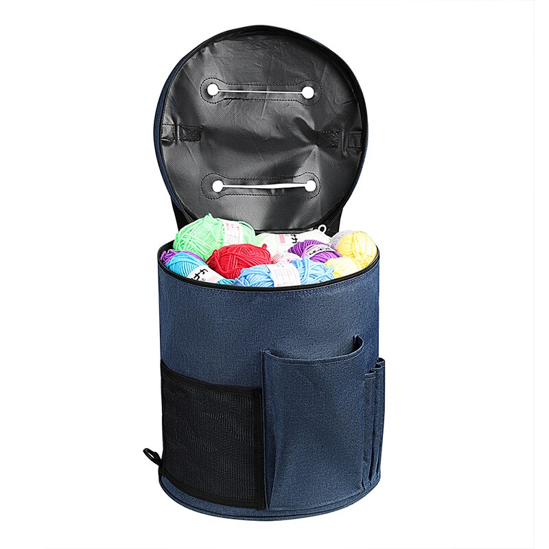 Portable Knitting Bag Crochet Organizer Bag Yarn Tote Bag Easy To Carry Crocheting&Knitting Organizer Case For Women Mom