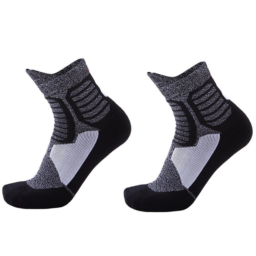 2 PCS Kniehoge Basketbal Sokken Handdoek Bodem antislip Sportsokken Ademend Verdikte Deodorant mannen Vrouwen's Tennis Sokken