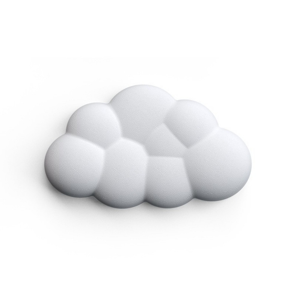 Ergonomische Cloud-Maus- und Tastatur-Handballenauflage – rutschfester Memory-Schaum für Gaming/Büro, weiches PU und leicht zu reinigen: Dark Brown
